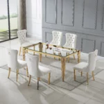 DT0311 Tempered Glass For Dining Table Top By Artisan Furniture Dining Room Furniture Mobilia Cleopatra 55 DT0311 Tempered Glass For Dining Table Top By Artisan Furniture 55