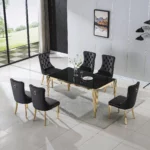 DT0311 Tempered Glass For Dining Table Top By Artisan Furniture Dining Room Furniture Mobilia Cleopatra 61 DT0311 Tempered Glass For Dining Table Top By Artisan Furniture 61