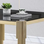 DT0312 Square Tempered Glass Dining Table By Artisan Furniture Dining Room Furniture Mobilia Cleopatra 53 DT0312 Square Tempered Glass Dining Table By Artisan Furniture 53