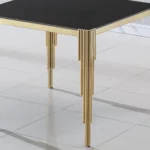 DT0312 Square Tempered Glass Dining Table By Artisan Furniture Dining Room Furniture Mobilia Cleopatra 55 DT0312 Square Tempered Glass Dining Table By Artisan Furniture 55