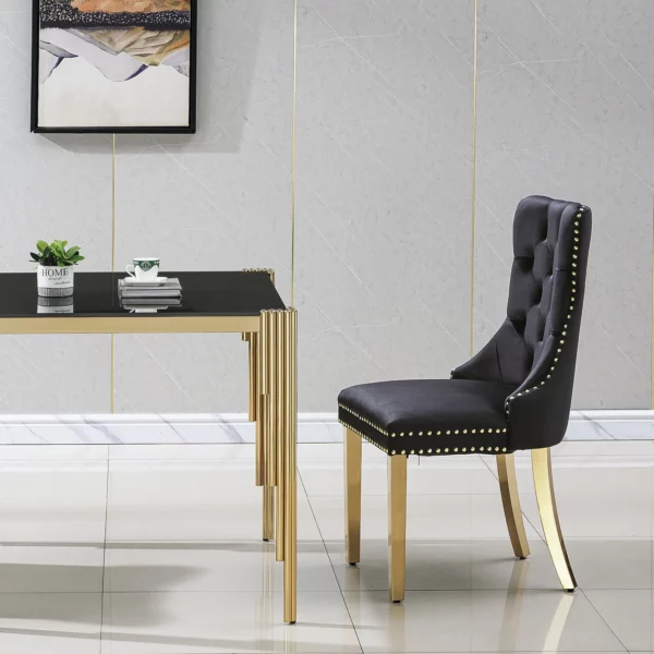 DT0312 Square Tempered Glass Dining Table By Artisan Furniture 33