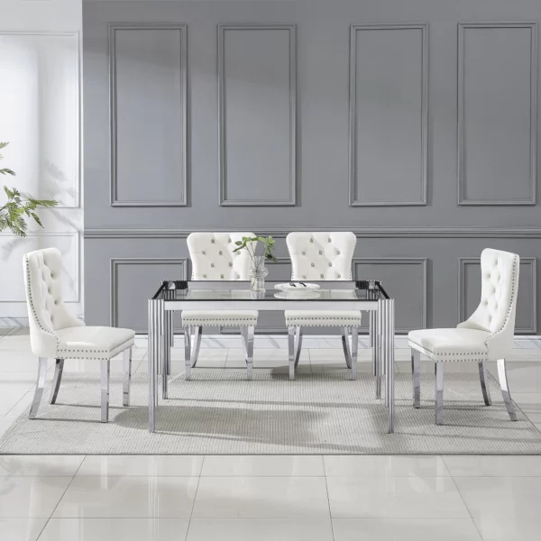 DT0313 Glass Tempered Dining Table By Artisan Furniture 27