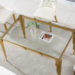 DT0313 Glass Tempered Dining Table By Artisan Furniture Luxury Dining Tables Mobilia Cleopatra 53 DT0313 Glass Tempered Dining Table By Artisan Furniture 53