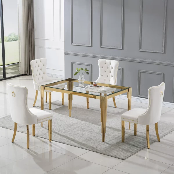 DT0313 Glass Tempered Dining Table By Artisan Furniture 33