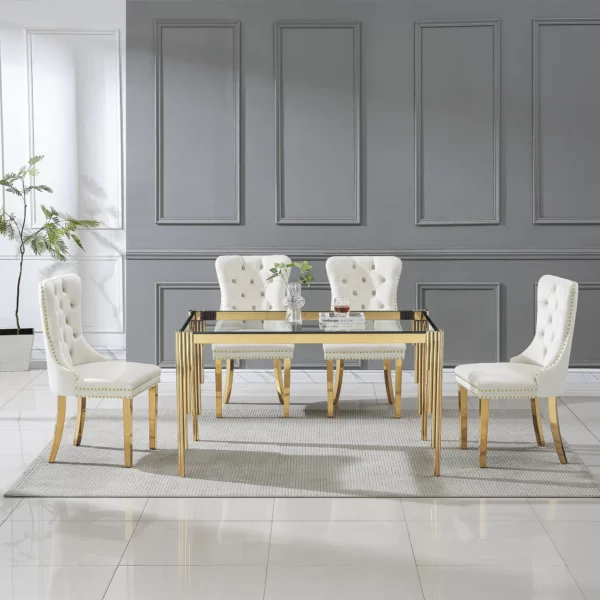 DT0313 Glass Tempered Dining Table By Artisan Furniture 34