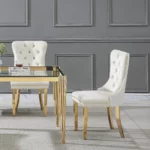 DT0313 Glass Tempered Dining Table By Artisan Furniture Luxury Dining Tables Mobilia Cleopatra 58 DT0313 Glass Tempered Dining Table By Artisan Furniture 58