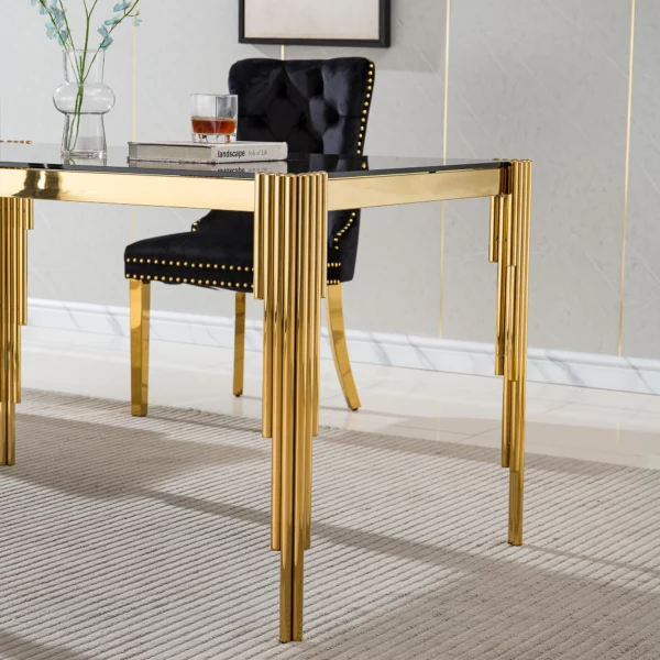 DT0313 Glass Tempered Dining Table By Artisan Furniture 40