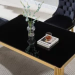 DT0313 Glass Tempered Dining Table By Artisan Furniture Luxury Dining Tables Mobilia Cleopatra 62 DT0313 Glass Tempered Dining Table By Artisan Furniture 62