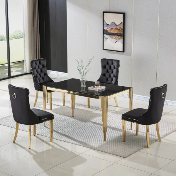 DT0313 Glass Tempered Dining Table By Artisan Furniture 43