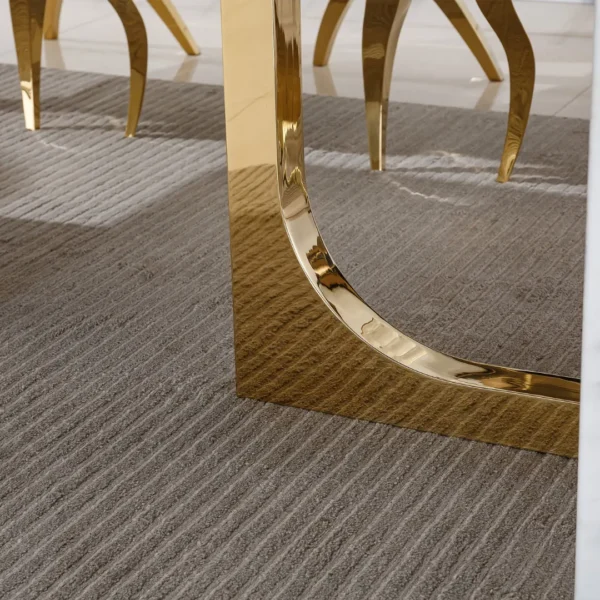 DT303 Marble White Dining Table by Artisan Furniture - Image 5