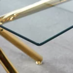 DT5015 Modern Glass Top Dining Table by Artisan Furniture Dining Room Furniture Mobilia Cleopatra 29 DT5015 Modern Glass Top Dining Table by Artisan Furniture 29
