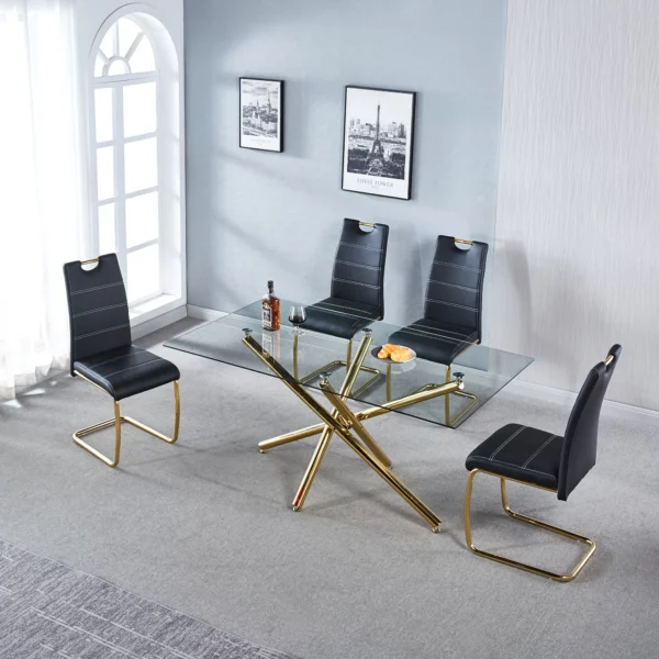 DT5015 Modern Glass Top Dining Table by Artisan Furniture 21