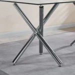 DT5016 Glass Top Table Dining Room by Artisan Furniture Dining Room Furniture Mobilia Cleopatra 24 DT5016 Glass Top Table Dining Room by Artisan Furniture 24