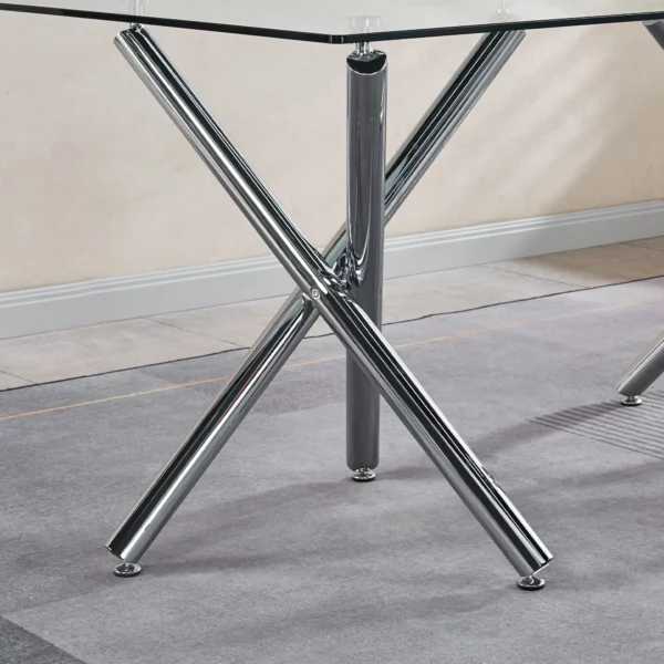DT5016 Glass Top Table Dining Room by Artisan Furniture 15