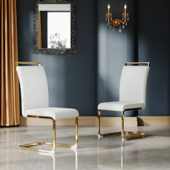DCK54 Leather Dining Room Chair by Artisan Furniture