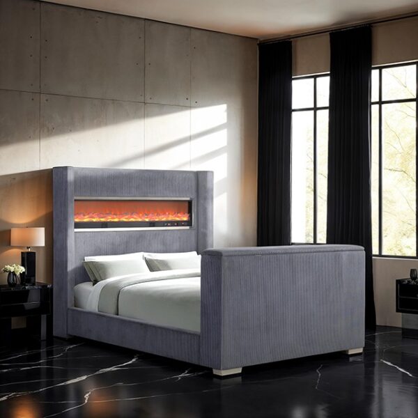 Sumter Gray Bed FM74004GY By Furniture Of America 7