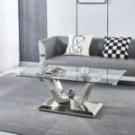 CT033 Rectangular Glass Table Top Coffee Table By Artisan Furniture Luxury Coffee Tables Mobilia Cleopatra 21 CT033 Rectangular Glass Table Top Coffee Table By Artisan Furniture 21