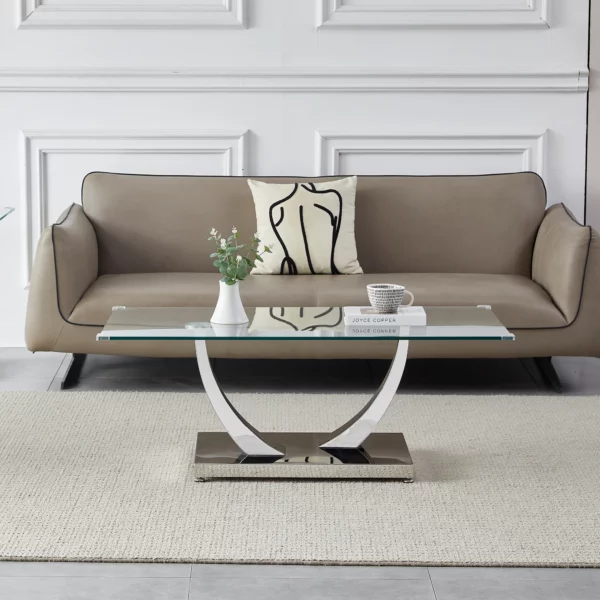 CT035 Glass Beveled Table Top by Artisan Furniture 14