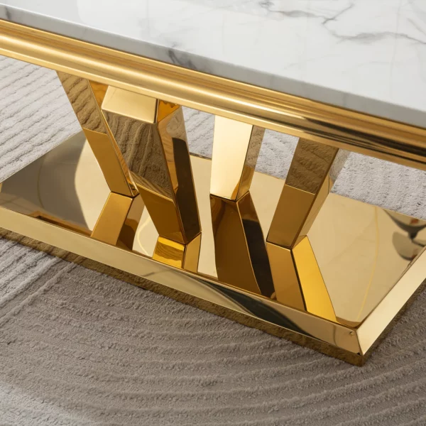 CT308 Rectangular Marble Coffee Table by Artisan Furniture 18