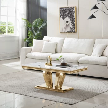 CT308 Rectangular Marble Coffee Table by Artisan Furniture 13