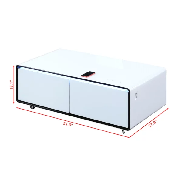 CT5007-13 Smart Table With Fridge by Artisan Furniture 16