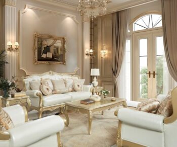 3Pcs Champagne Sofa Set HD-2638 By Homey Design 4