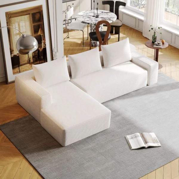 8081 Mid-Century Modern Velvet Sofa by Artisan Furniture 14