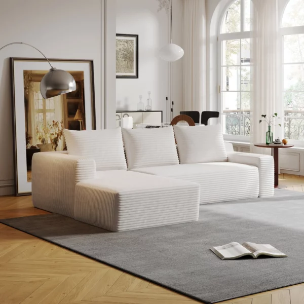 8081 Mid-Century Modern Velvet Sofa by Artisan Furniture 10