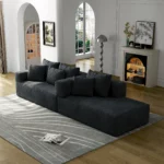 8090 Chenille Fabric Sectional Sofa by Artisan Furniture Luxury Living Room Furniture Mobilia Cleopatra 28 8090 Chenille Fabric Sectional Sofa by Artisan Furniture 28