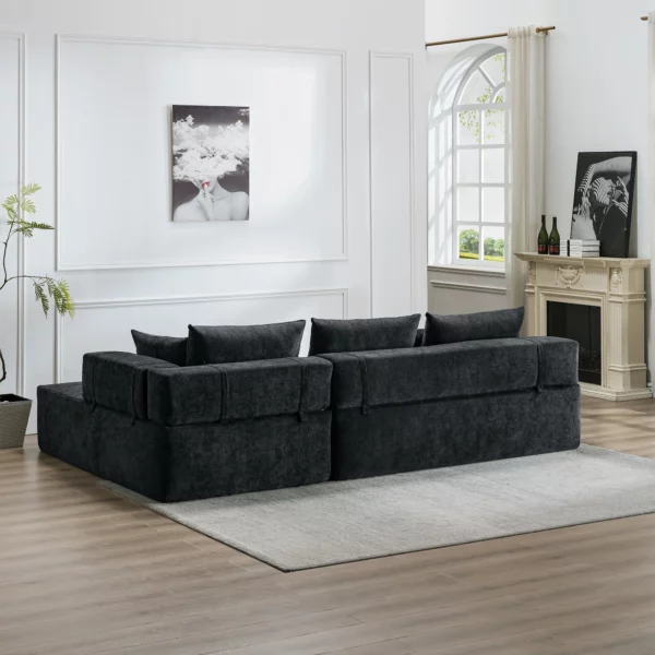 8091 Chenille Sofa Sectional by Artisan Furniture 18