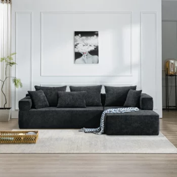8091 Chenille Sofa Sectional by Artisan Furniture