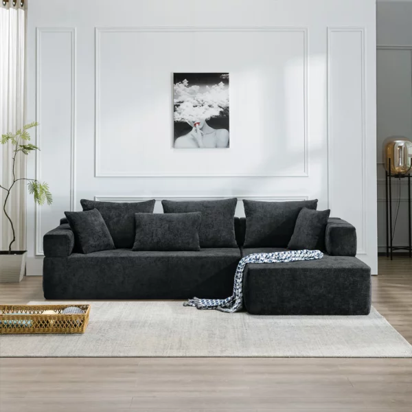 8091 Chenille Sofa Sectional by Artisan Furniture 12