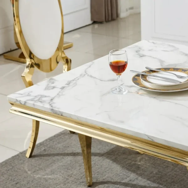 DT3102 Marble Dining Table By Artisan Furniture - Image 5