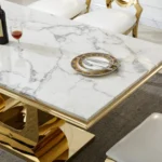 DT3102 Marble Dining Table By Artisan Furniture - Image 4