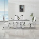 DT3102 Marble Dining Table By Artisan Furniture - Image 2