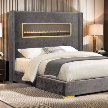 Danvers Gray Bed FM74003GY By Furniture Of America