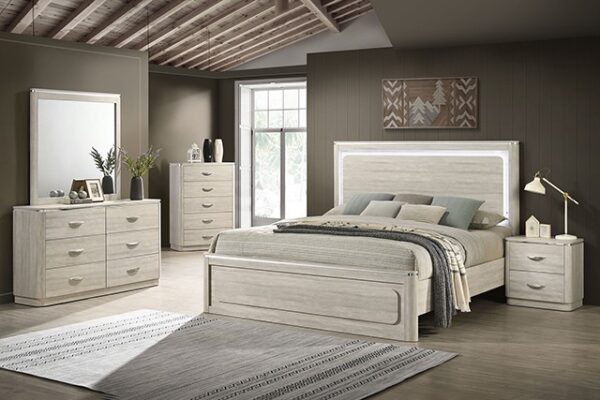 Farsund Gray Bed FM72013LG By Furniture Of America 10