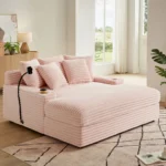 9019 Modern Velvet Sofa Bed Loveseat by Artisan Furniture - Image 2