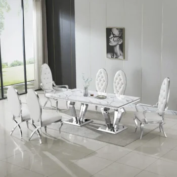 RDT308 Marble Dining Table By Artisan Furniture