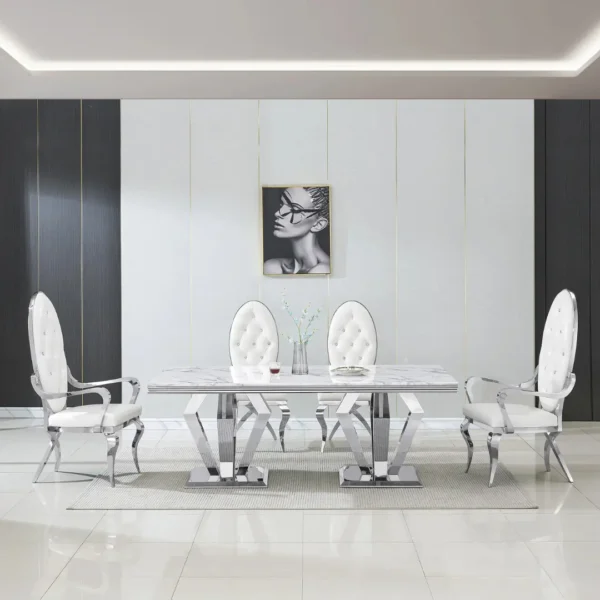 RDT308 Marble Dining Table By Artisan Furniture - Image 14