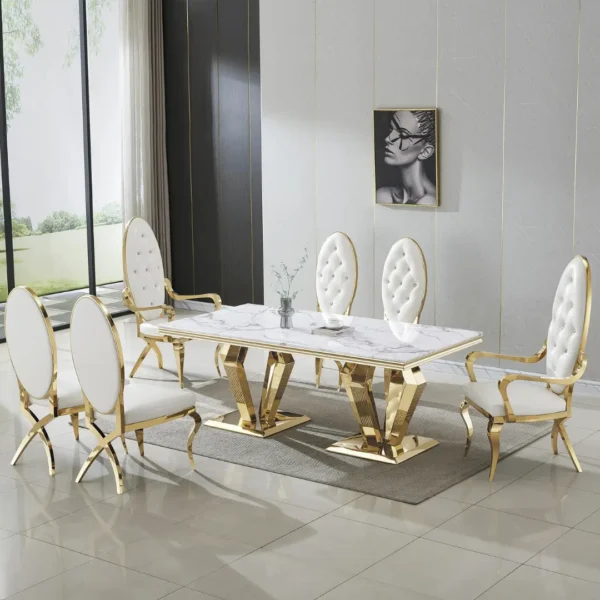 RDT308 Marble Dining Table By Artisan Furniture - Image 11