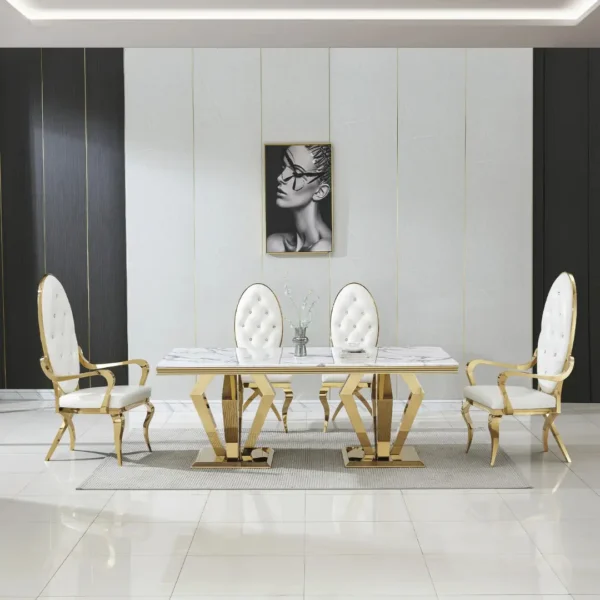 RDT308 Marble Dining Table By Artisan Furniture - Image 10