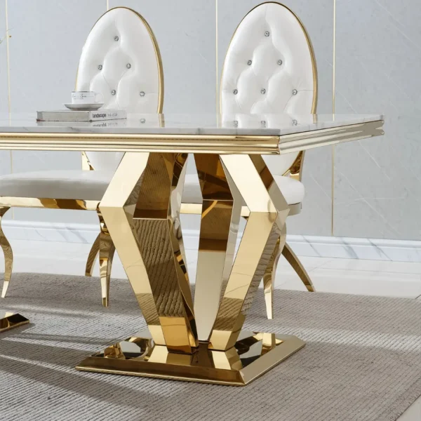 RDT308 Marble Dining Table By Artisan Furniture - Image 4