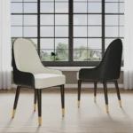 DCK80 Leather Dining Chair With Metal Legs by Artisan Furniture Dining Chair & Bench Mobilia Cleopatra 20 DCK80 Leather Dining Chair With Metal Legs by Artisan Furniture 20