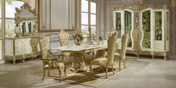 Luxury 7 PCs Dining Table Set HD-8024 By Homey Design 37
