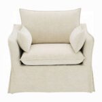 Shane Chair with 2 Pillows in Beige Linen LV02912 By ACME 16