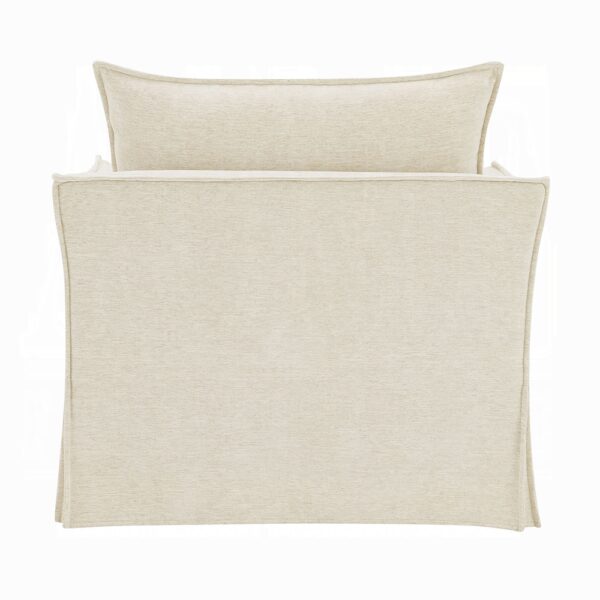 Shane Chair with 2 Pillows in Beige Linen LV02912 By ACME 11