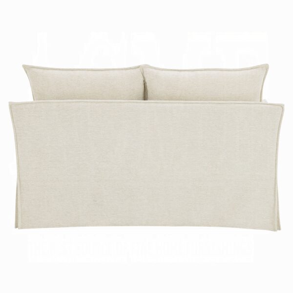 Shane Loveseat with 2 Pillows in Beige Linen LV02911 By ACME 11