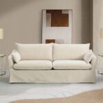 Shane Sofa with 2 Pillows in Beige Linen LV02910 By ACME 13