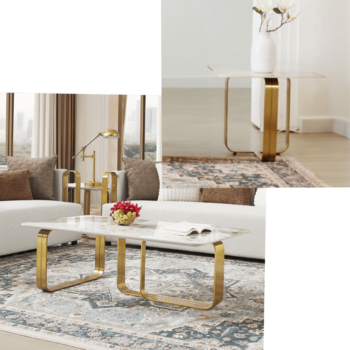 Luxury 7 PCs Dining Table Set HD-8024 By Homey Design 65